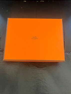 Hermes Orange Signature Gift Box